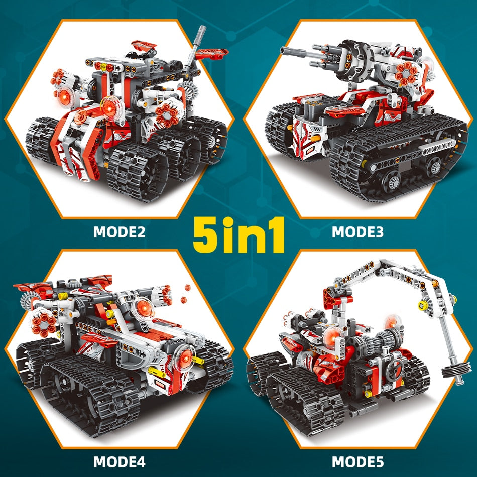 STEM RC Deformed Robot Car Building Blocks STEM RC Deformed Robot Car Building Blocks